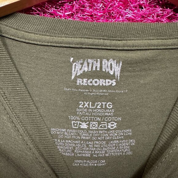 Death Row Records Hip Hop Tshirt size 2X - Picture 4 of 4